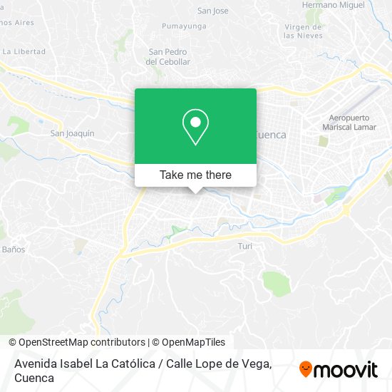 Mapa de Avenida Isabel La Católica / Calle Lope de Vega