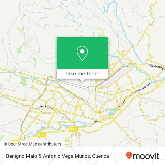 Benigno Malo & Antonio Vega Munoz map