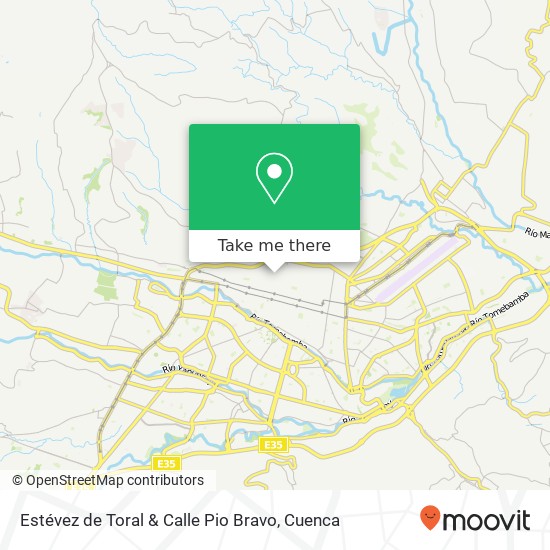 Estévez de Toral & Calle Pio Bravo map