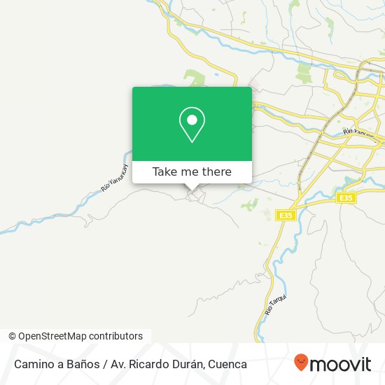 Camino a Baños / Av. Ricardo Durán map