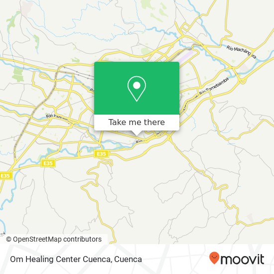 Om Healing Center Cuenca map