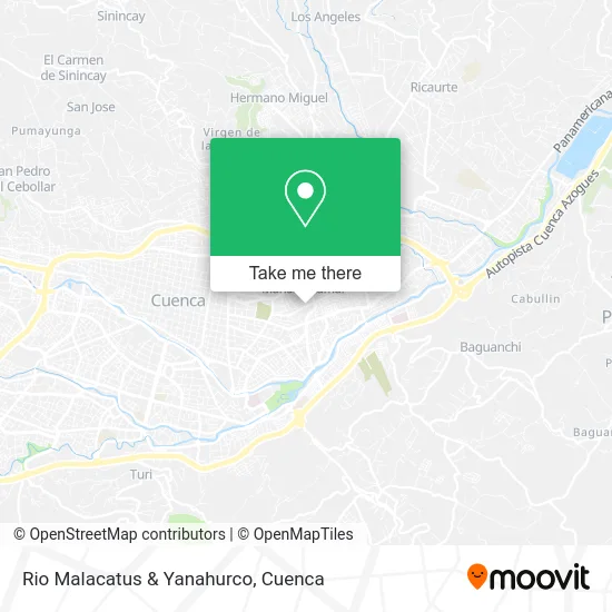 Rio Malacatus & Yanahurco map