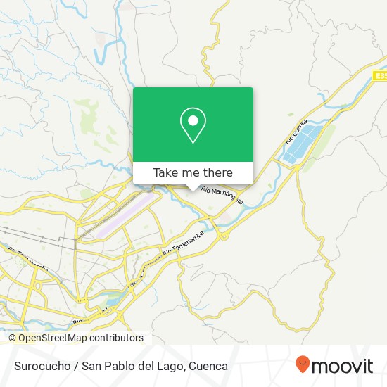 Surocucho / San Pablo del Lago map