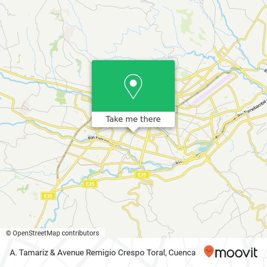 A. Tamariz & Avenue Remigio Crespo Toral map