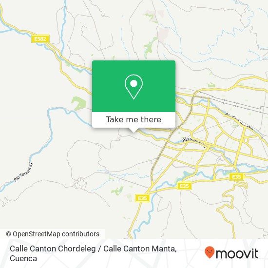Calle Canton Chordeleg / Calle Canton Manta map