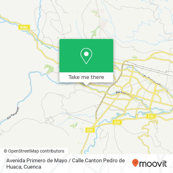 Avenida Primero de Mayo / Calle Canton Pedro de Huaca map