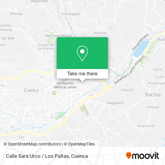 Calle Sara Urco / Los Paltas map