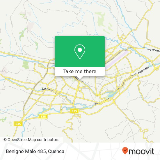 Benigno Malo 485 map