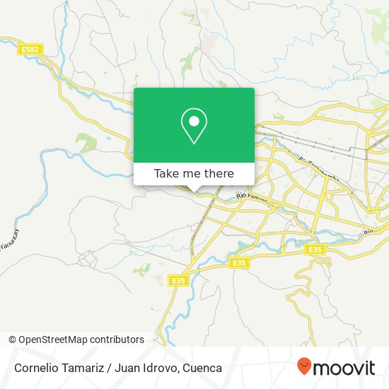 Cornelio Tamariz / Juan Idrovo map