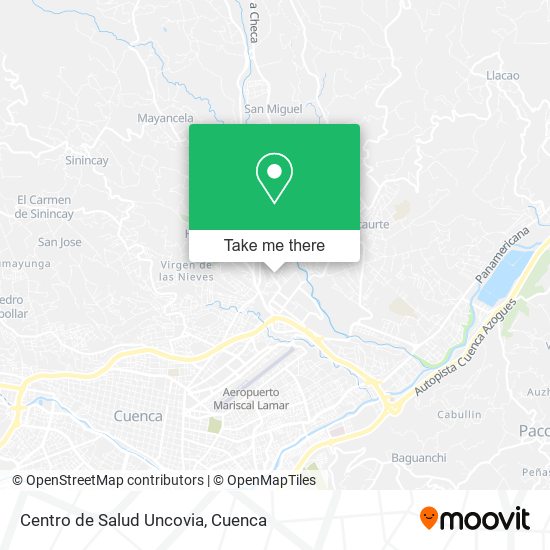 Centro de Salud Uncovia map