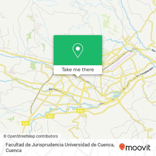 Facultad de Jurisprudencia Universidad de Cuenca map
