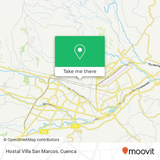 Hostal Villa San Marcos map
