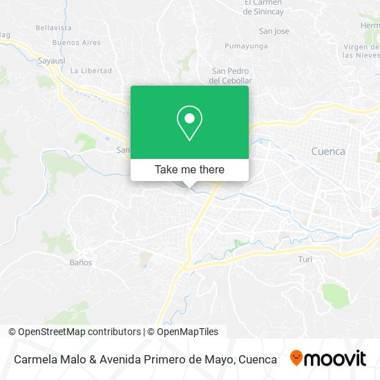 Carmela Malo & Avenida Primero de Mayo map