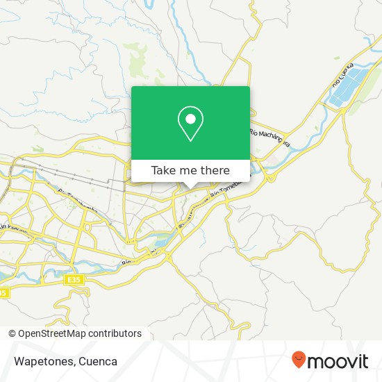 Mapa de Wapetones, Houssay Cuenca