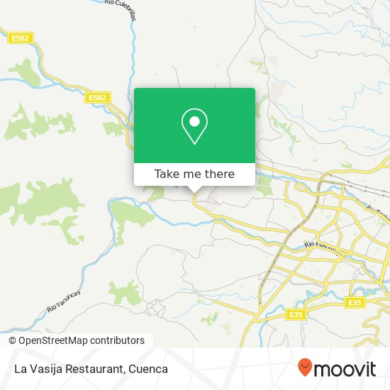 Mapa de La Vasija Restaurant