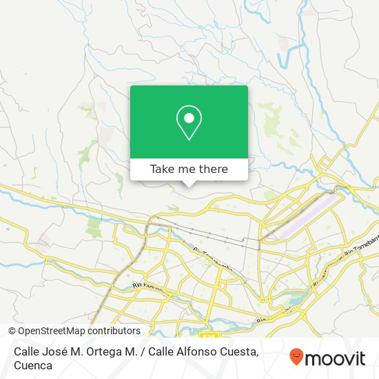 Mapa de Calle José M. Ortega M. / Calle Alfonso Cuesta