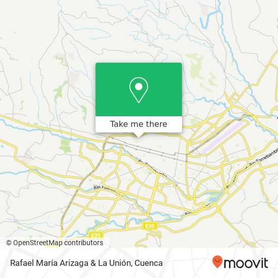 Rafael María Arizaga & La Unión map
