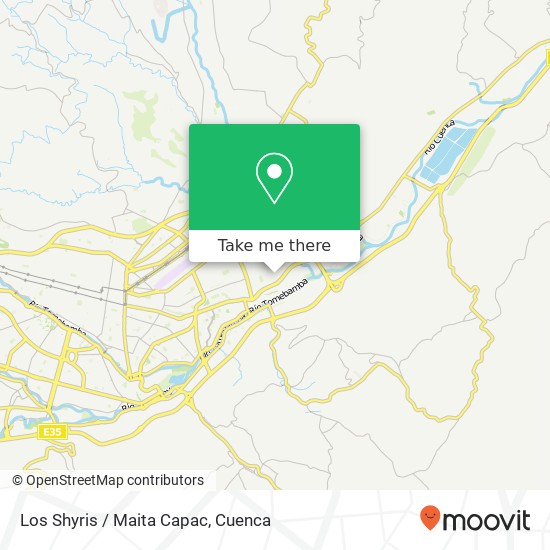 Los Shyris / Maita Capac map