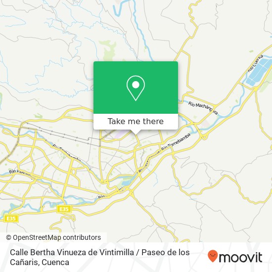 Calle Bertha Vinueza de Vintimilla / Paseo de los Cañaris map