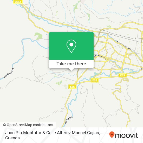 Juan Pio Montufar & Calle Alferez Manuel Cajías map