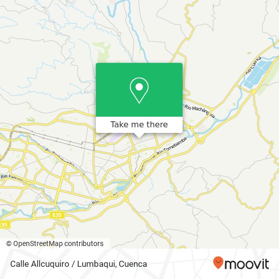 Calle Allcuquiro / Lumbaqui map