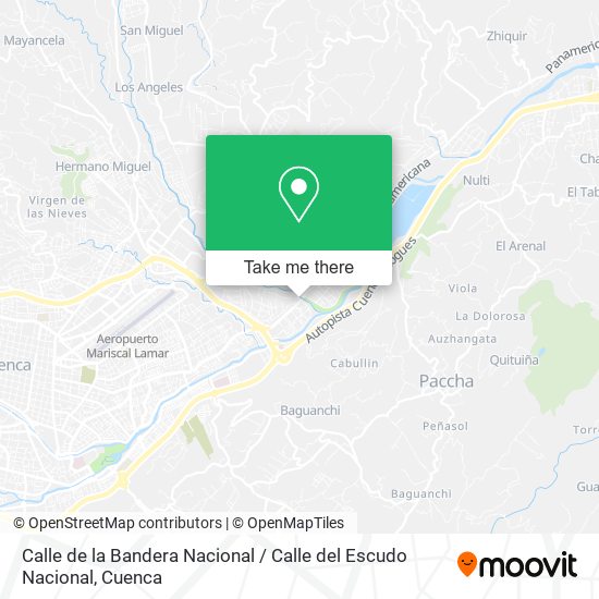 Mapa de Calle de la Bandera Nacional / Calle del Escudo Nacional