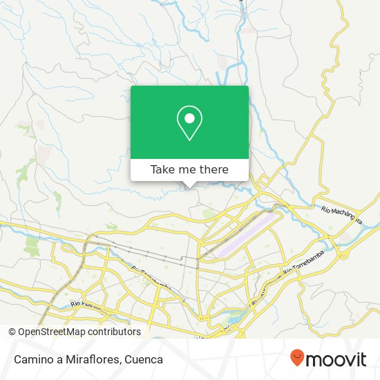 Camino a Miraflores map