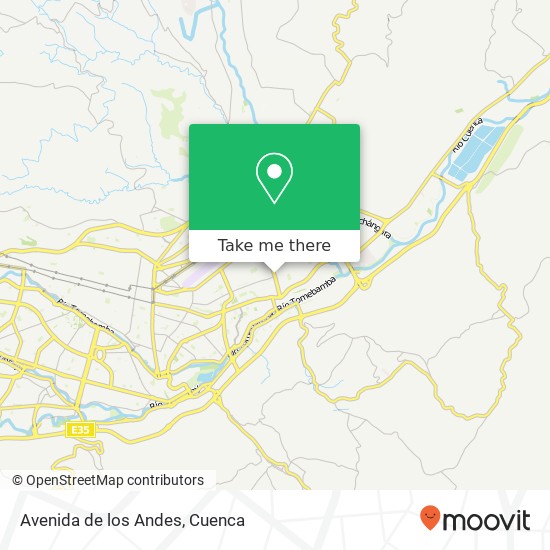 Mapa de Avenida de los Andes