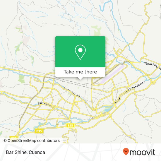 Bar Shine map