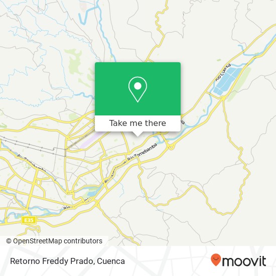 Retorno Freddy Prado map