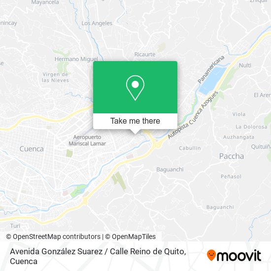 Avenida González Suarez / Calle Reino de Quito map