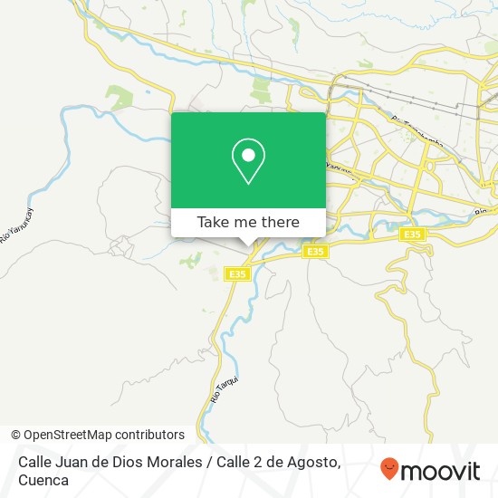Mapa de Calle Juan de Dios Morales / Calle 2 de Agosto