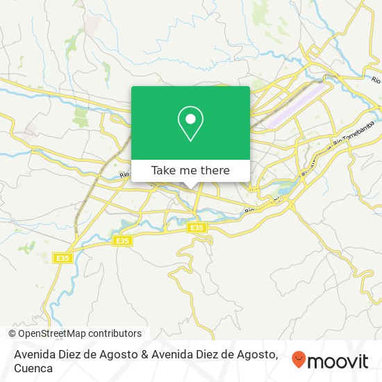 Avenida Diez de Agosto & Avenida Diez de Agosto map