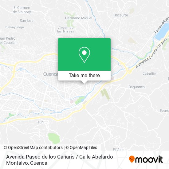 Avenida Paseo de los Cañaris / Calle Abelardo Montalvo map
