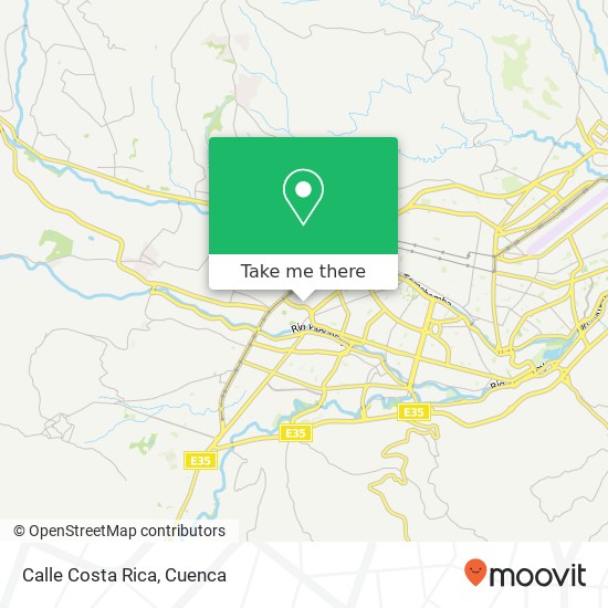 Calle Costa Rica map