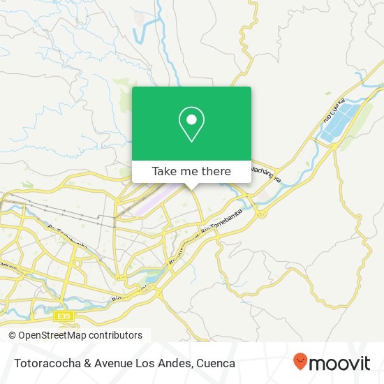 Totoracocha & Avenue Los Andes map