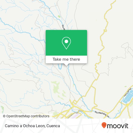 Camino a Ochoa Leon map