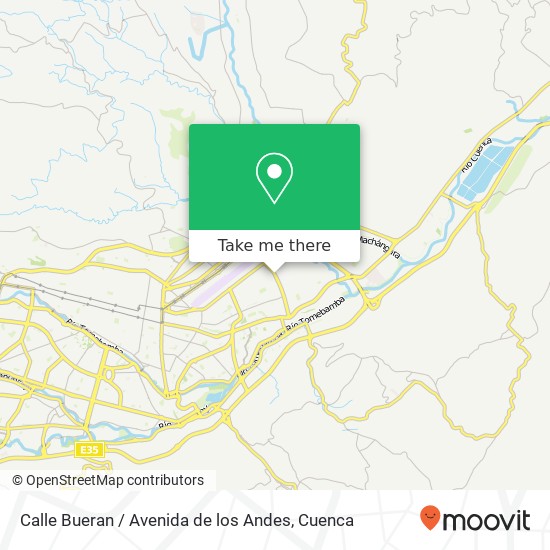 Calle Bueran / Avenida de los Andes map