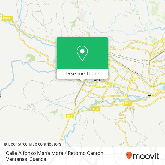 Calle Alfonso María Mora / Retorno Canton Ventanas map