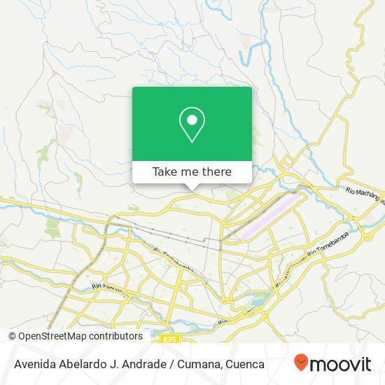 Avenida Abelardo J. Andrade / Cumana map