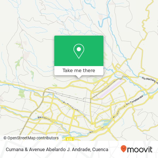 Cumana & Avenue Abelardo J. Andrade map