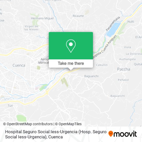 Hospital Seguro Social Iess-Urgencia map