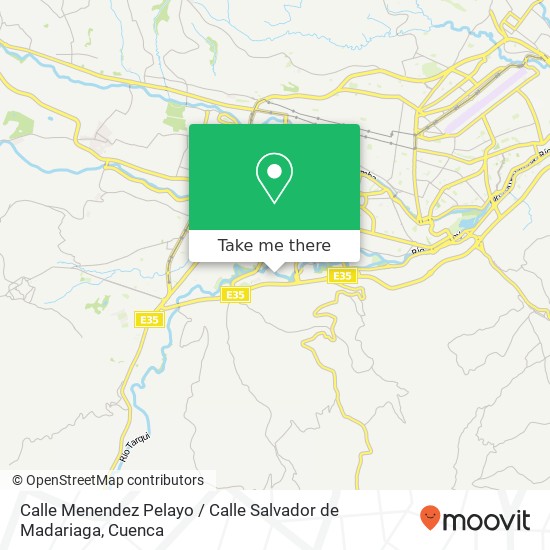 Calle Menendez Pelayo / Calle Salvador de Madariaga map