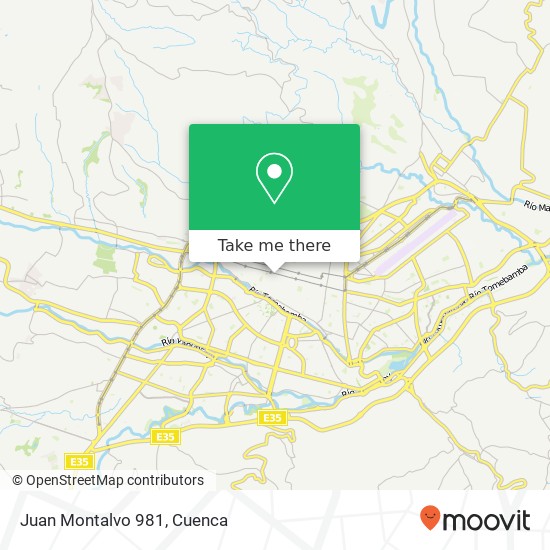 Juan Montalvo 981 map