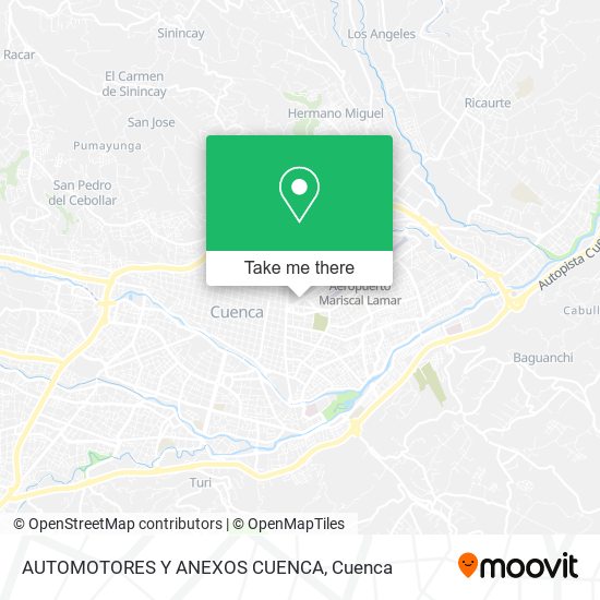 AUTOMOTORES Y ANEXOS CUENCA map