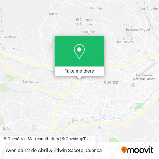 Avenida 12 de Abril & Edwin Sacoto map