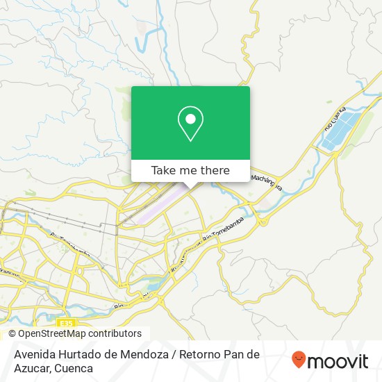 Avenida Hurtado de Mendoza / Retorno Pan de Azucar map