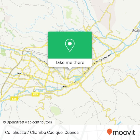 Collahuazo / Chamba Cacique map