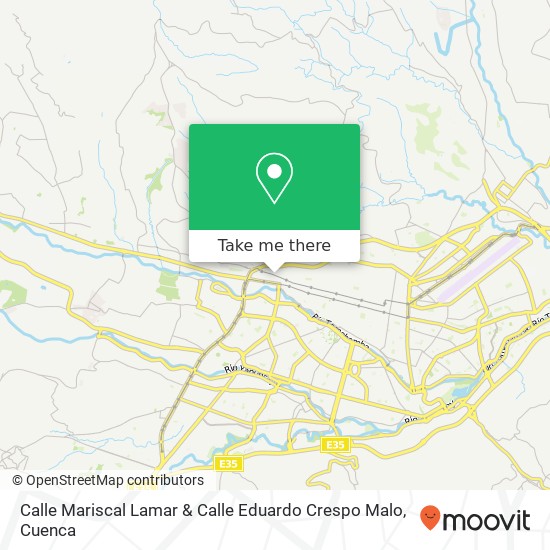 Calle Mariscal Lamar & Calle Eduardo Crespo Malo map