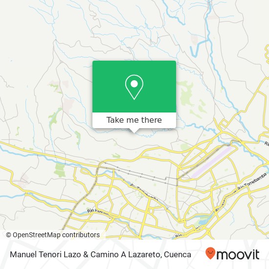 Manuel Tenori Lazo & Camino A Lazareto map